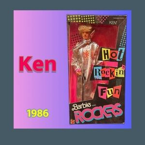 1985 Rockin Fun Barbie Ken Doll